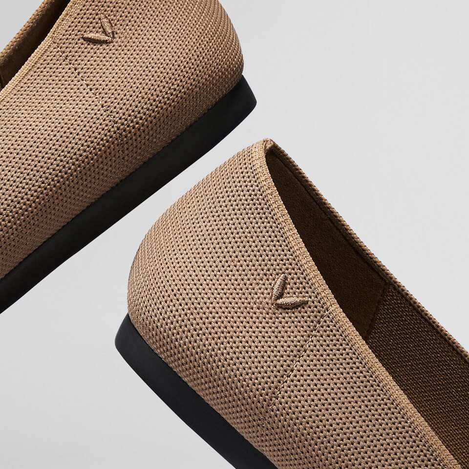 Michelle Pointed-toe Loafers in Coffee Brown | Women's Sustainable, Washable and Stylish Shoes | VIVAIA