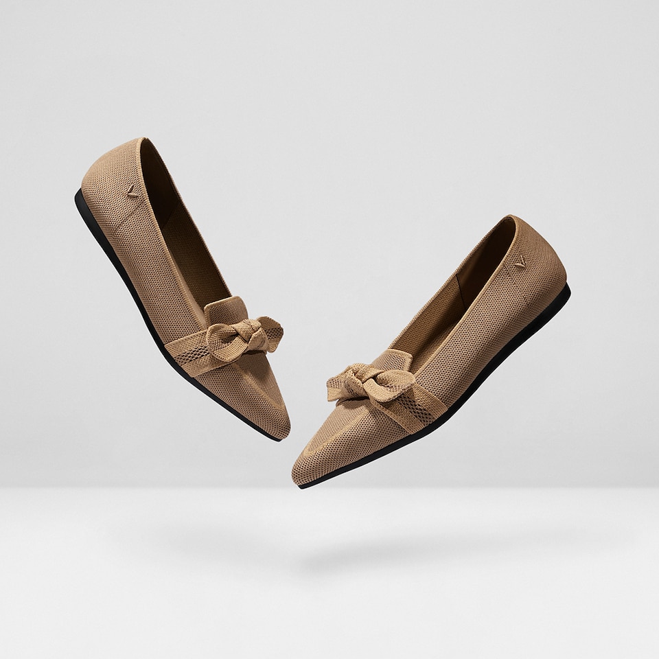 Michelle Pointed-toe Loafers in Coffee Brown | Women's Sustainable, Washable and Stylish Shoes | VIVAIA