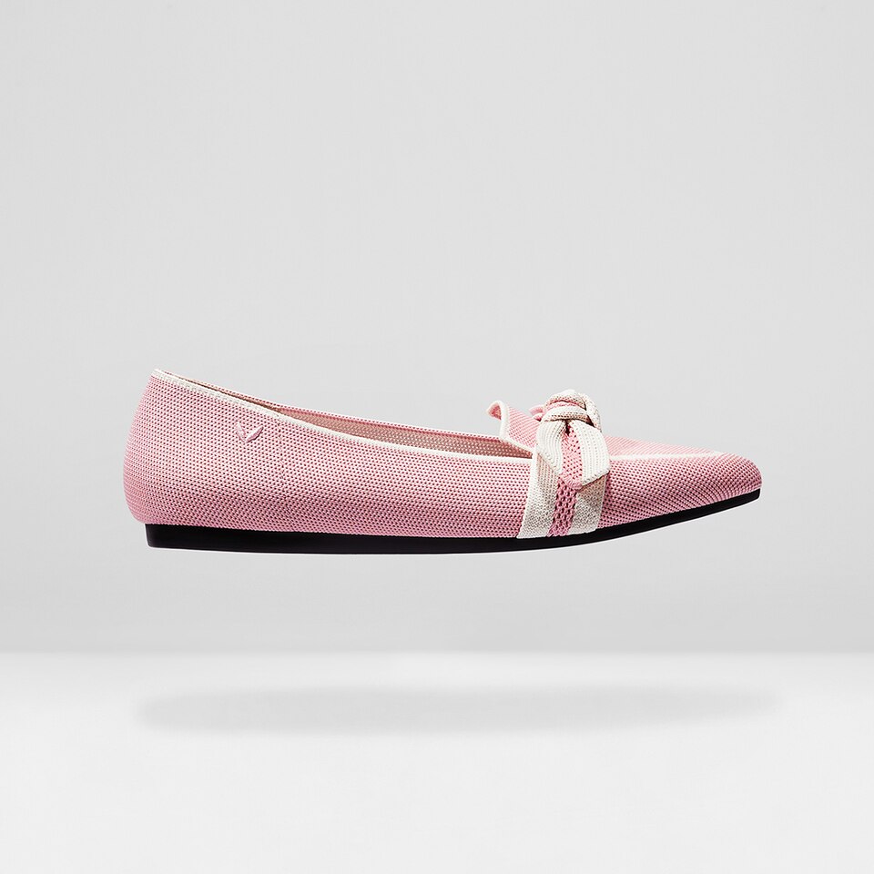 Michelle Pointed-toe Loafers in Pale Pink | Women's Sustainable, Washable and Stylish Shoes | VIVAIA
