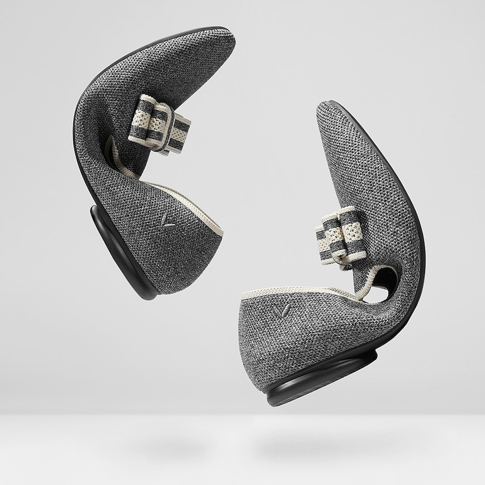 Nadine Round-toe Loafers in Rich Grey | Women's Sustainable, Washable and Stylish Shoes | VIVAIA