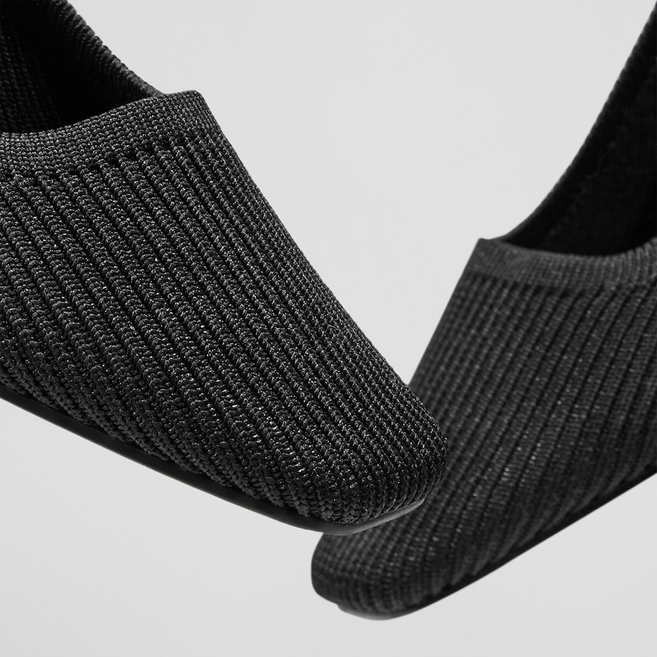 Melody Square-toe Heels in Solid Black | Women's Shoes | VIVAIA