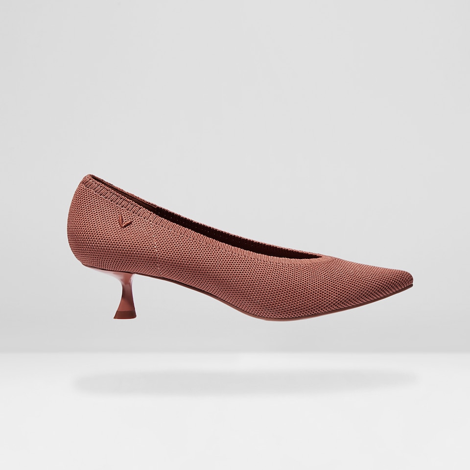 Women's Sustainable, Washable & Comfortable Kitten Heels | Gray | VIVAIA.CO