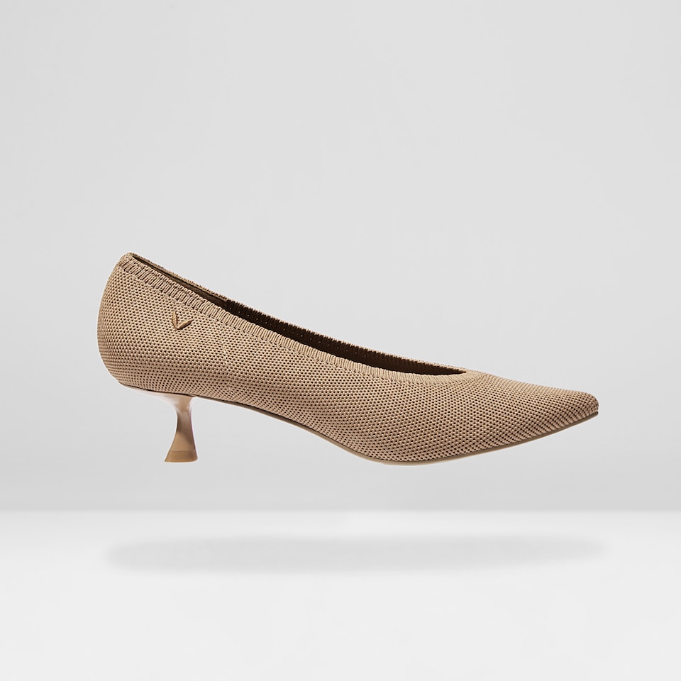 Women's Sustainable, Washable & Comfortable Kitten Heels | Gray | VIVAIA.CO