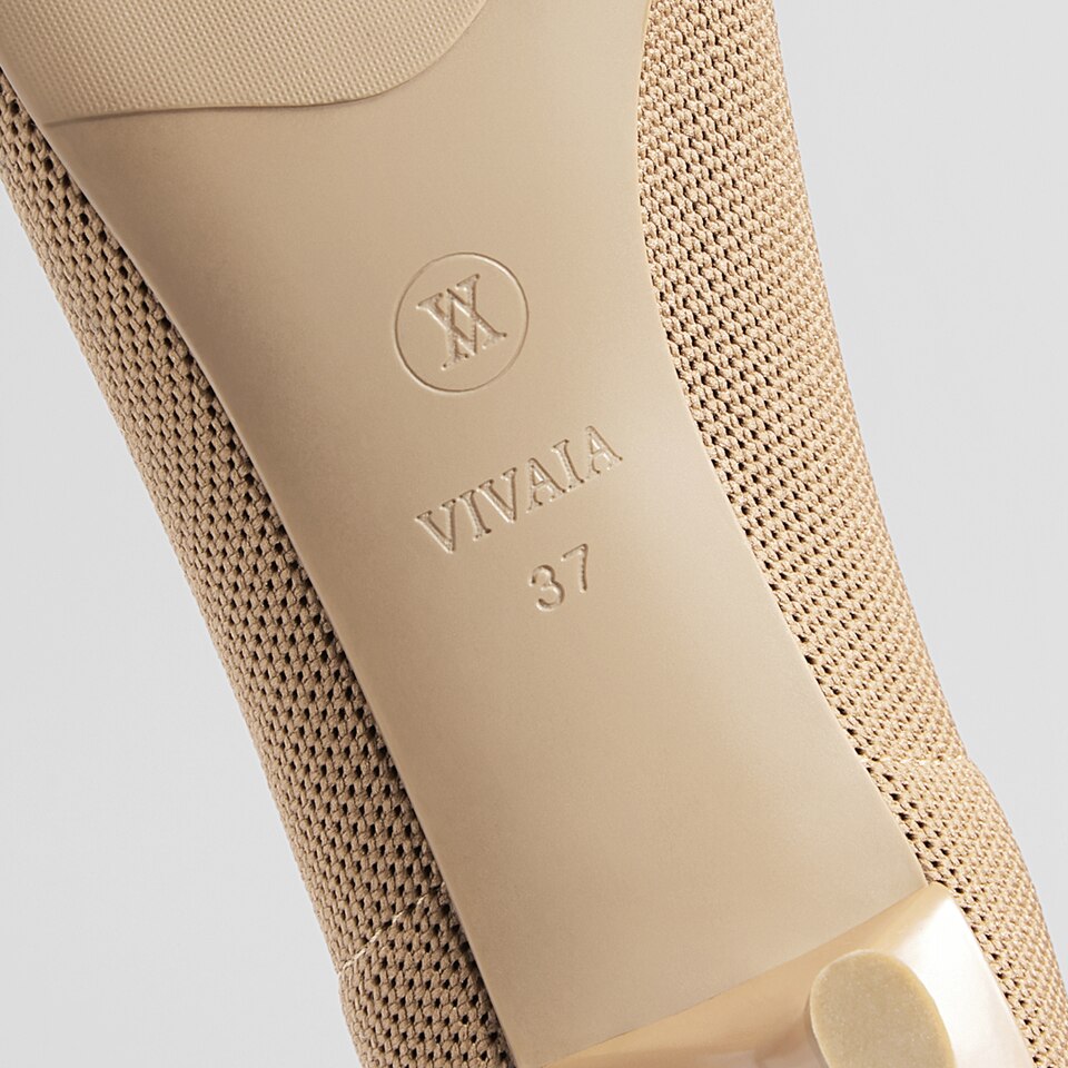 Women's Sustainable, Washable & Comfortable Kitten Heels | Gray | VIVAIA.CO