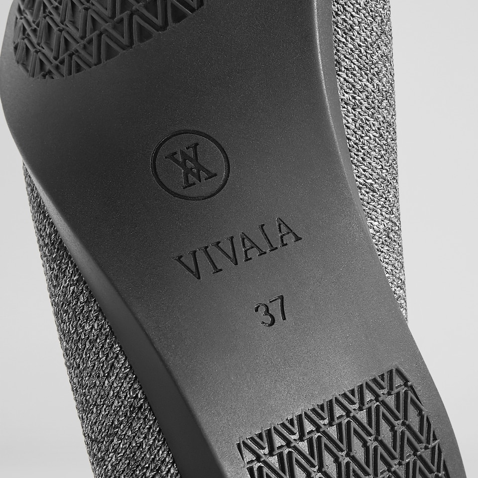 Esther Pointy Flats in Rich Grey | Women's Sustainable, Washable and Stylish Shoes | VIVAIA