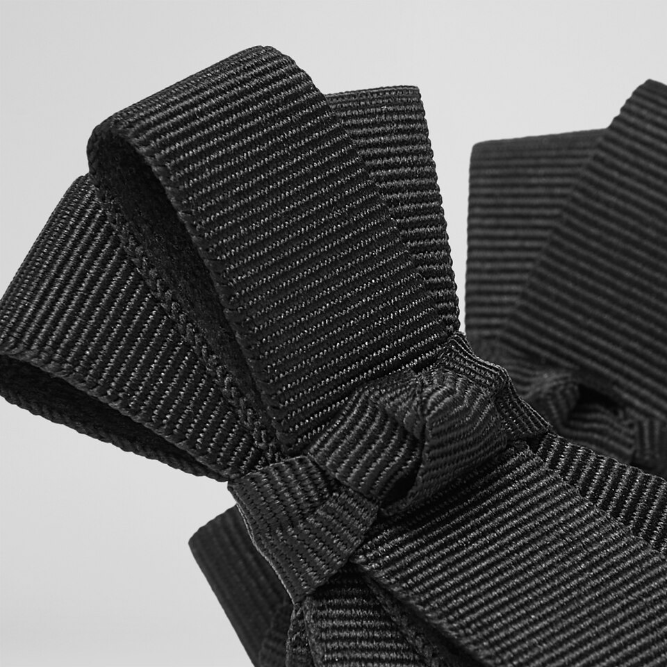 Dora Removable Bows in Solid Black | Adorn Your VIVAIA Shoes