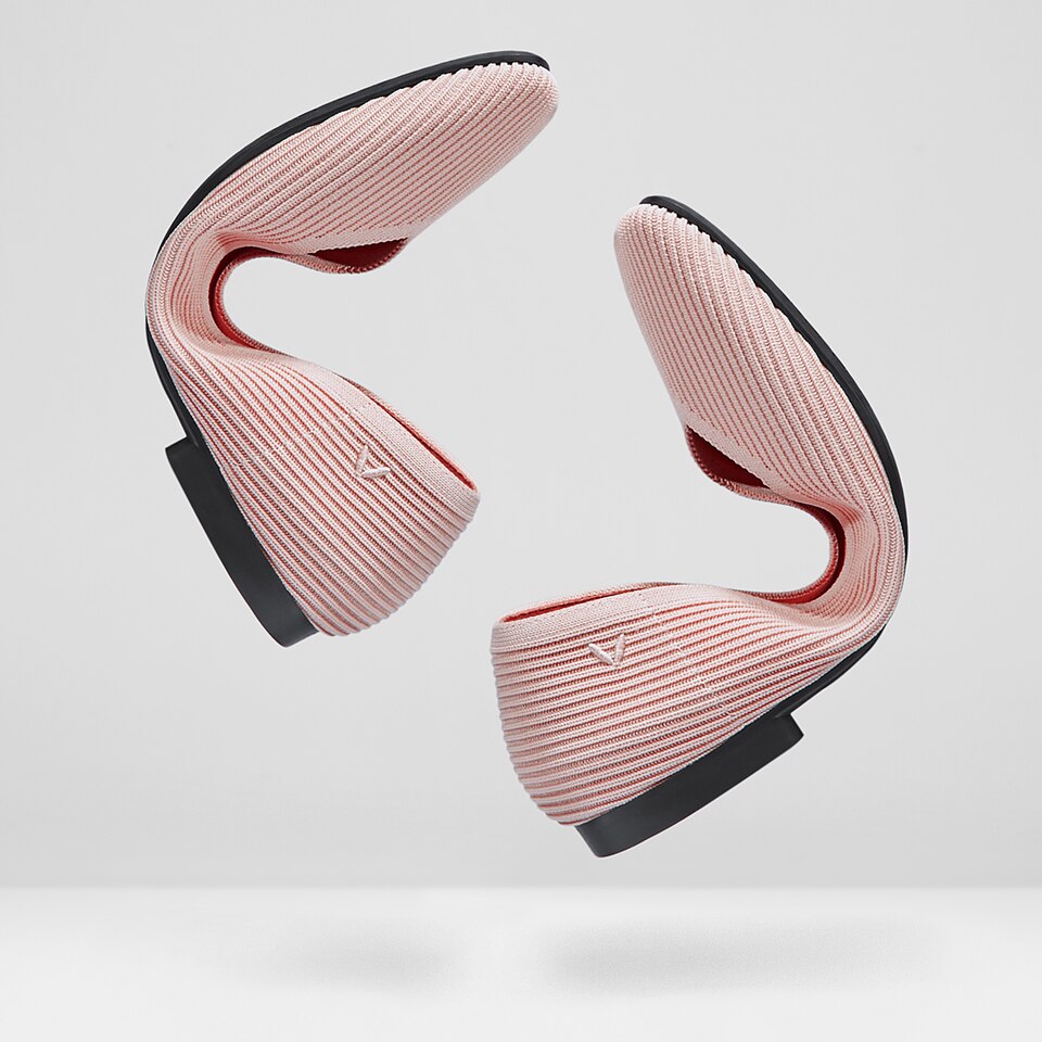 Margot Square-toe Flats in Ash Rose | Women's Sustainable, Washable and Stylish Shoes | VIVAIA
