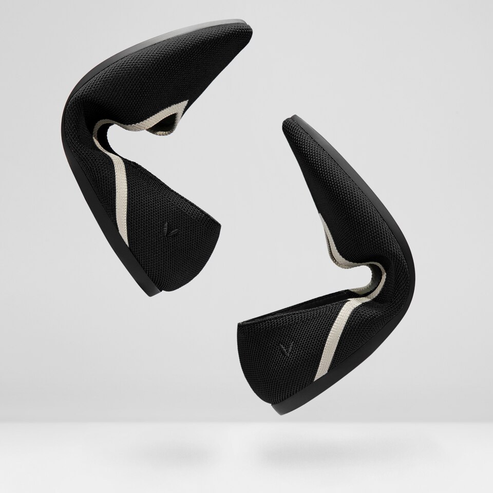 Vienna Pointy Flats in Deep Ebony | Women's Sustainable, Washable and Stylish Black Shoes | VIVAIA