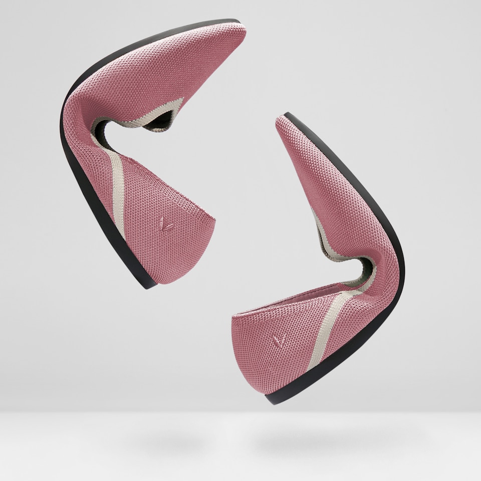 Vienna Pointy Flats in Ash Rose | Women's Sustainable, Washable and Stylish Shoes | VIVAIA