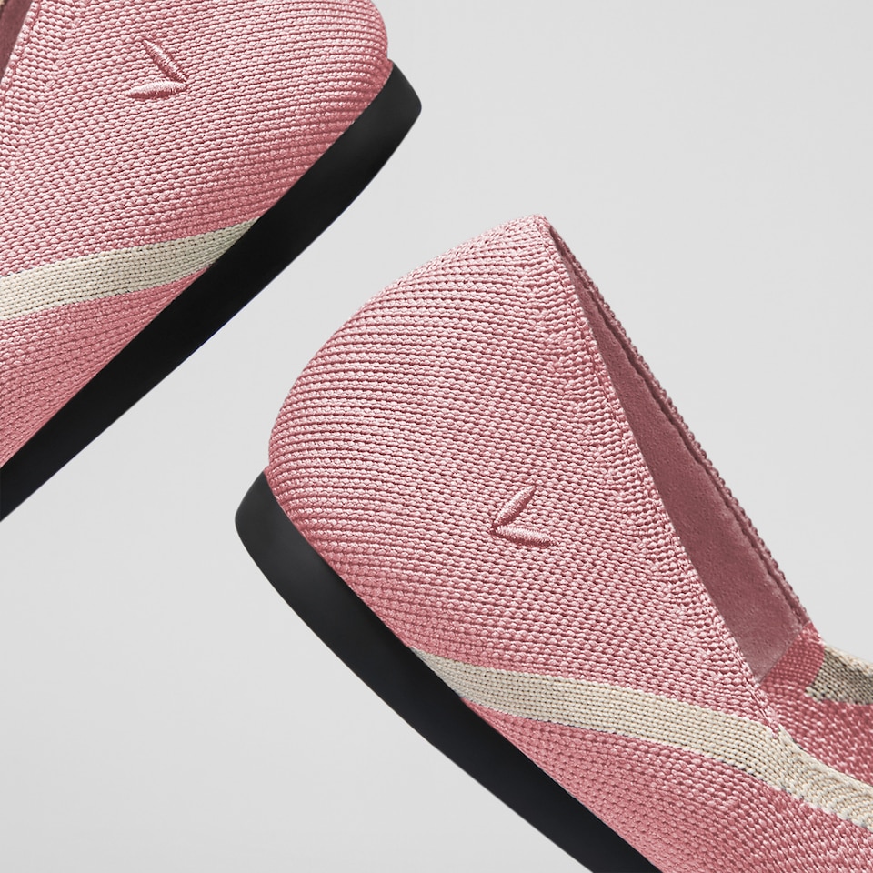 Vienna Pointy Flats in Ash Rose | Women's Sustainable, Washable and Stylish Shoes | VIVAIA