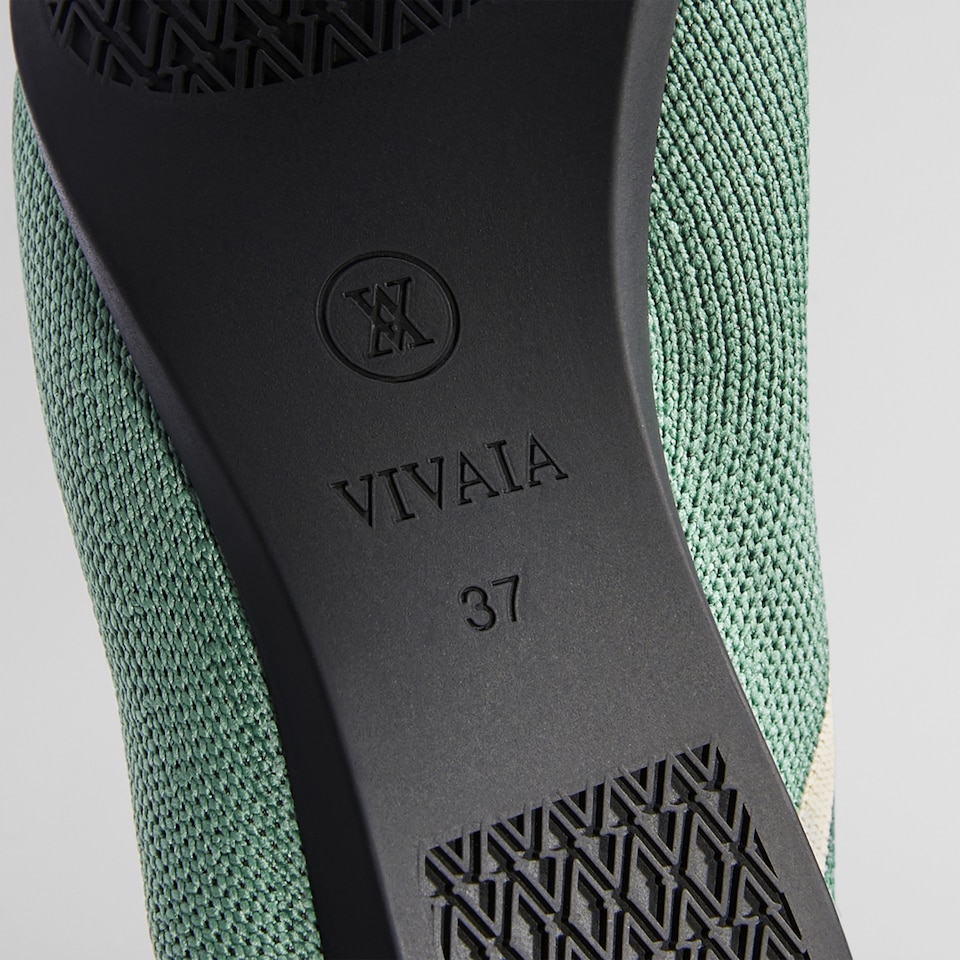 Vienna Pointy Flats in Teal Green | Women's Sustainable, Washable and Stylish Shoes | VIVAIA