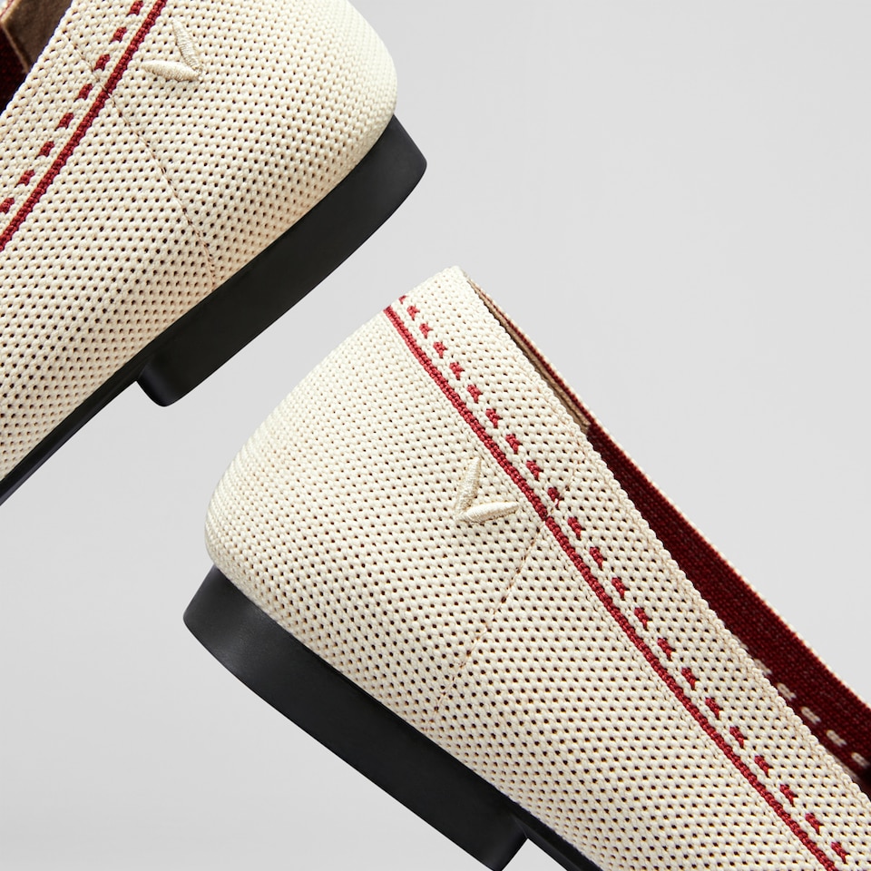 Sierra Square-toe Loafers in Light Khaki | Women's Sustainable, Washable and Stylish Shoes | VIVAIA