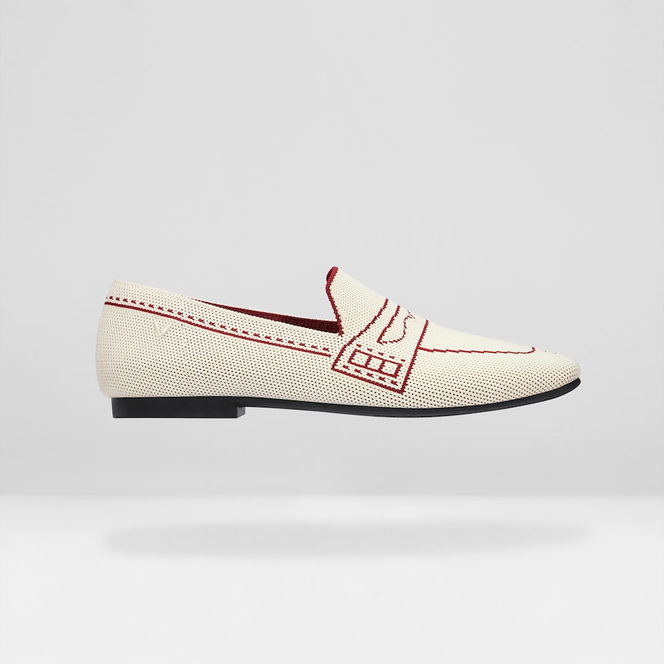 Sierra Square-toe Loafers in Light Khaki | Women's Sustainable, Washable and Stylish Shoes | VIVAIA