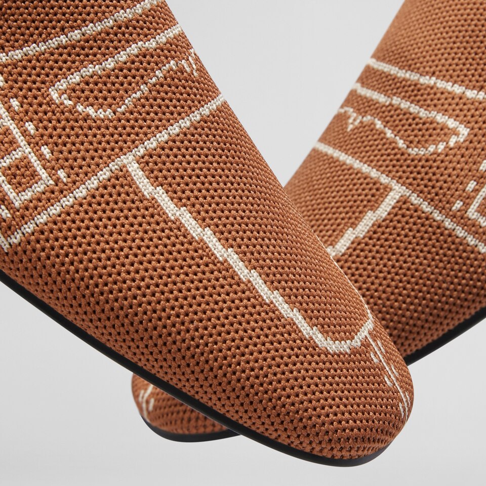 Sierra Square-toe Loafers in Natural Brown | Women's Sustainable, Washable and Stylish Shoes | VIVAIA