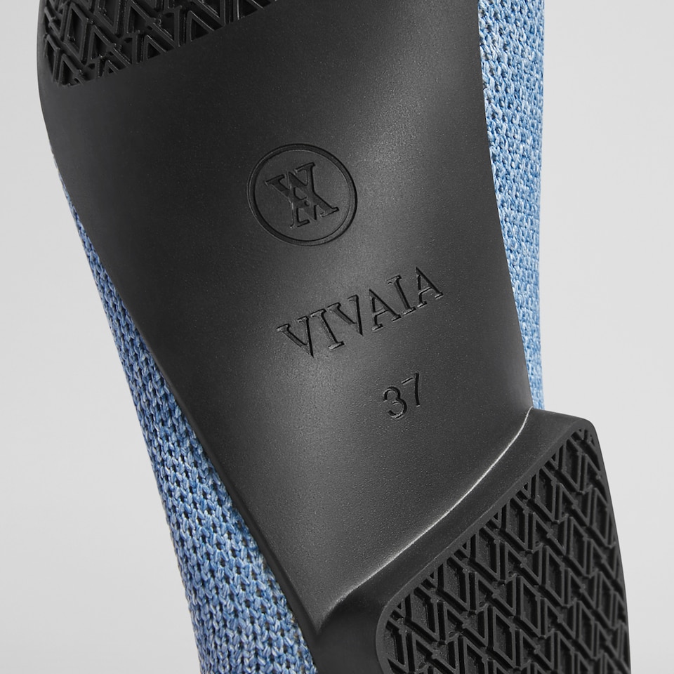 Sierra Square-toe Loafers in Denim Blue | Women's Sustainable, Washable and Stylish Shoes | VIVAIA