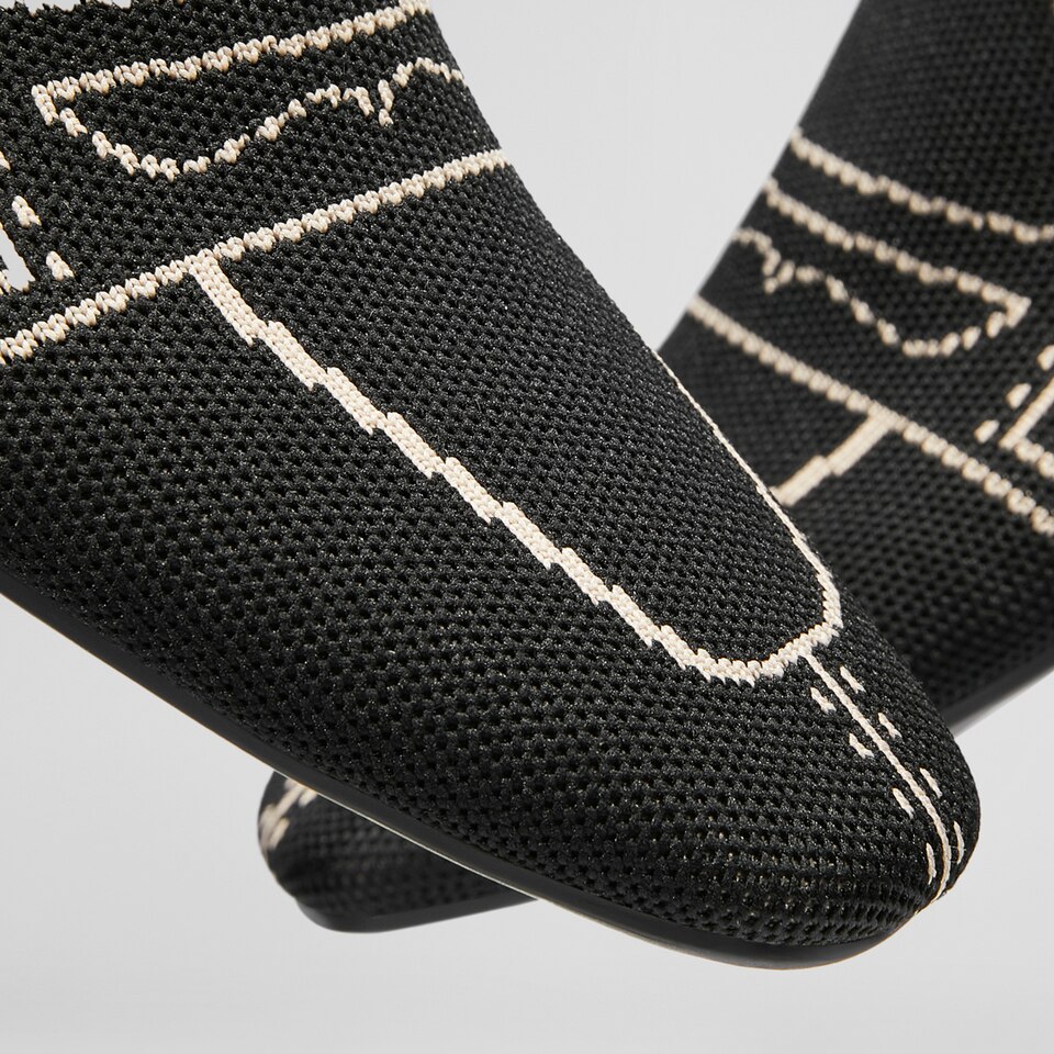 Sierra Square-toe Loafers in Deep Ebony | Women's Sustainable, Washable and Stylish Black Shoes | VIVAIA