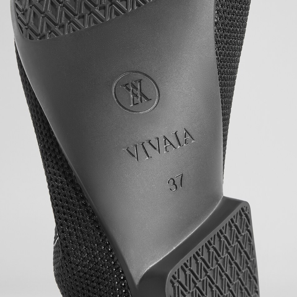 Sierra Square-toe Loafers in Deep Ebony | Women's Sustainable, Washable and Stylish Black Shoes | VIVAIA