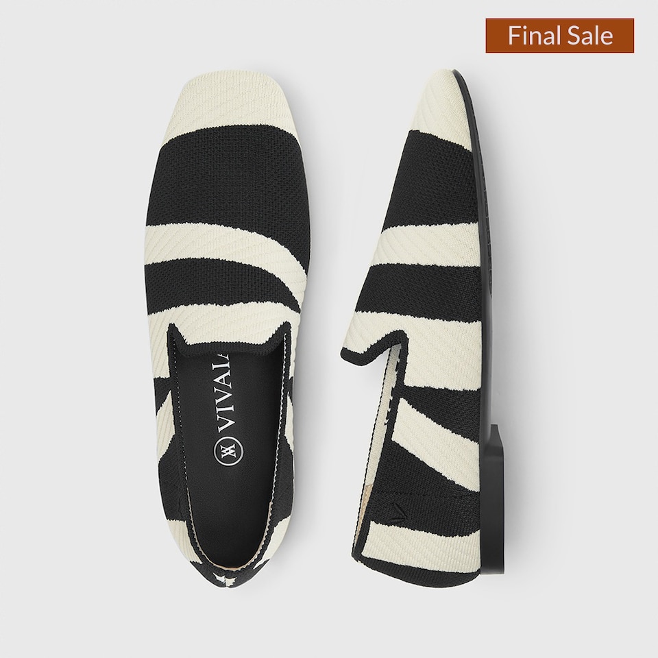 Marina Square-toe Loafers in Deep Ebony | Women's Sustainable, Washable and Stylish Shoes | VIVAIA