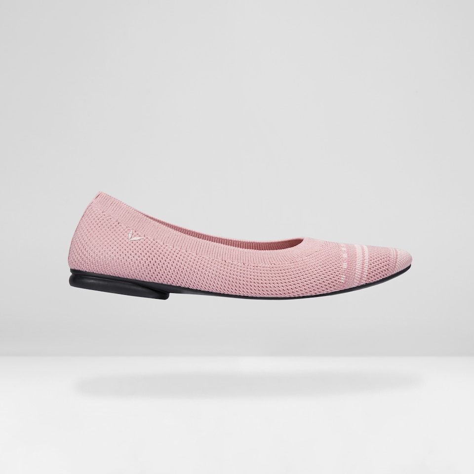 Aditi Women Ballet Flats Ash Rose -Washable & Comfortable | VIVAIA
