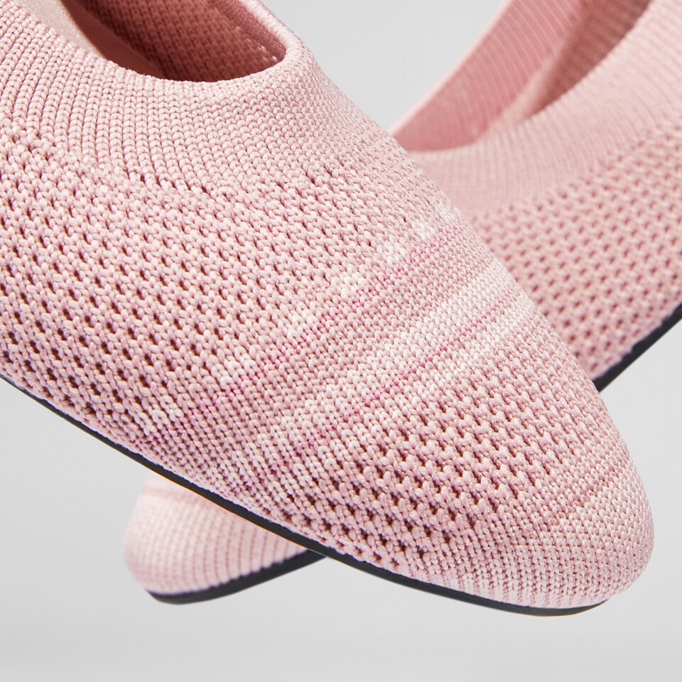 Aditi Women Ballet Flats Ash Rose -Washable & Comfortable | VIVAIA