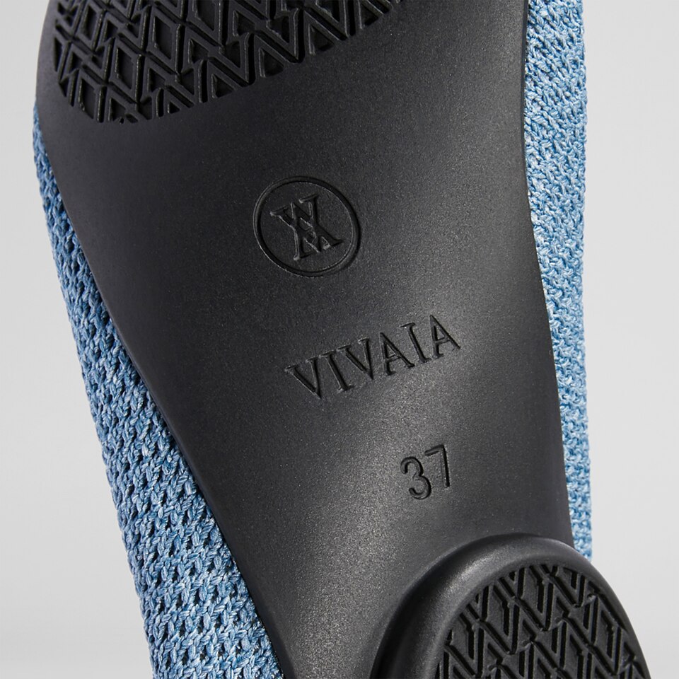 Aditi Women Ballet Flats Denim Blue - Washable & Comfortable | VIVAIA