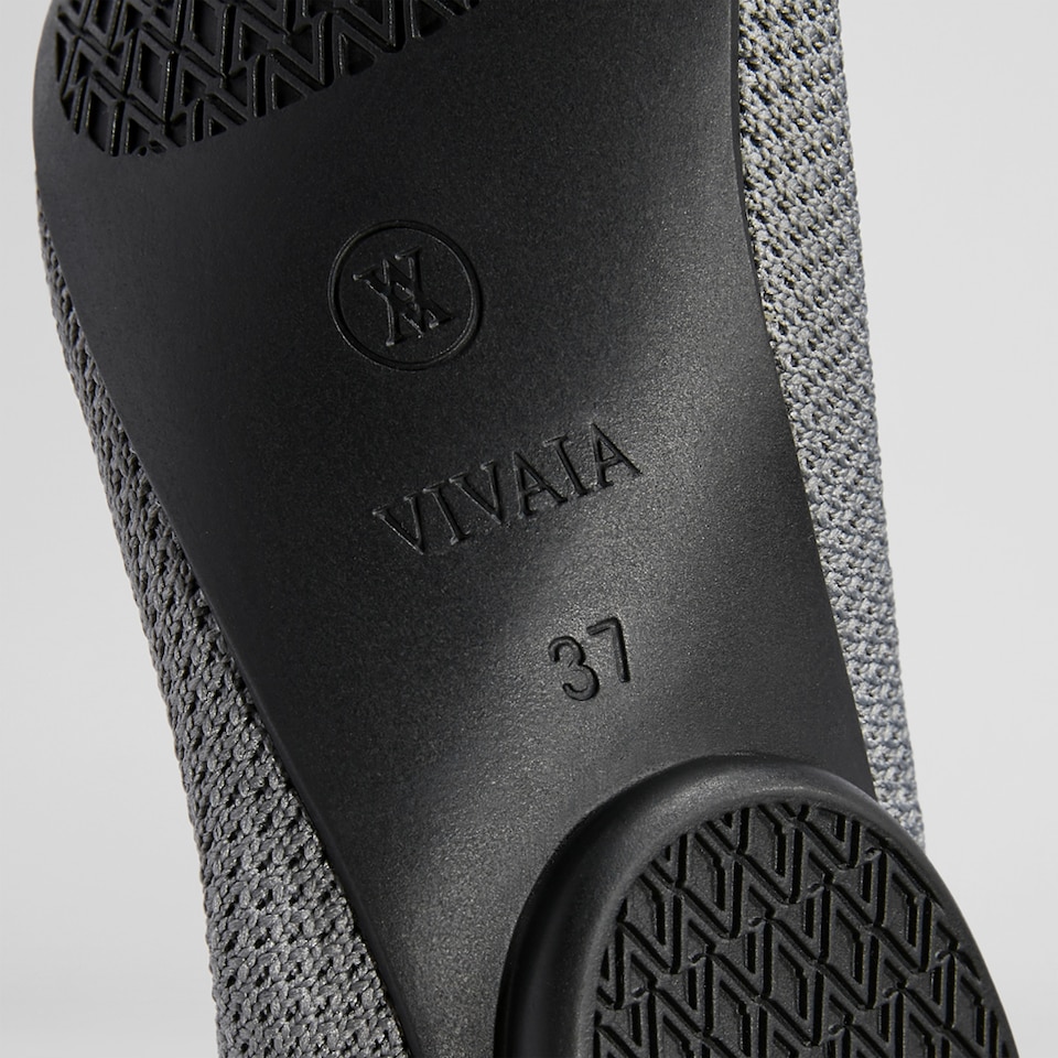 Aditi Women Ballet Flats Rich Grey -Washable & Comfortable | VIVAIA