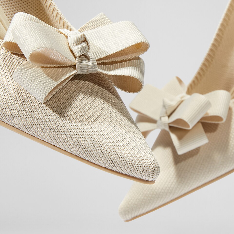 Tracy Pointy Heels Cream Ivory - Versatile & Glamorous Women Shoes | VIVAIA