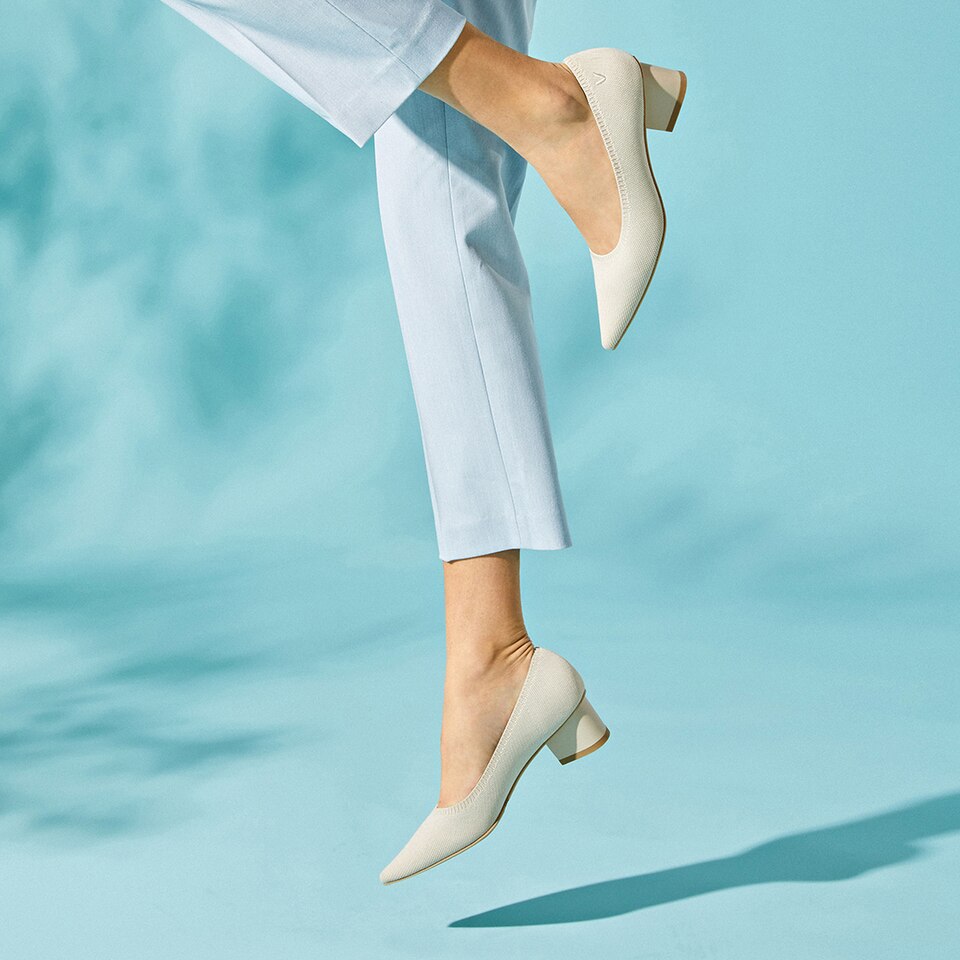 Tracy Pointy Heels Cream Ivory - Versatile & Glamorous Women Shoes | VIVAIA