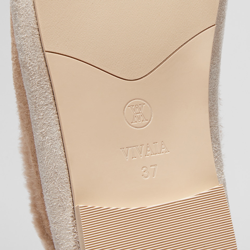 Renee Mules in Khaki Brown | Women's Sustainable and Stylish Shoes | VIVAIA