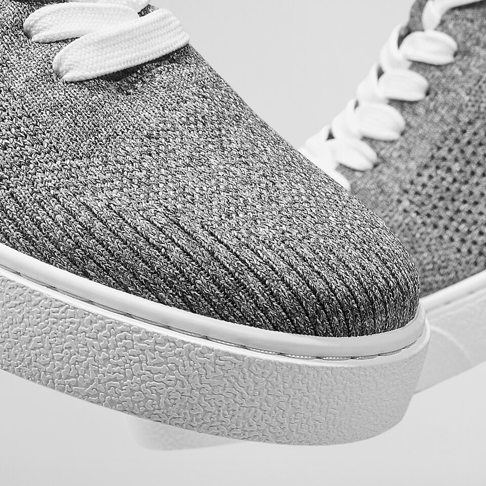 Glenda High-top Sneakers in Rich Grey | Women's Sustainable, Washable and Stylish Shoes | VIVAIA