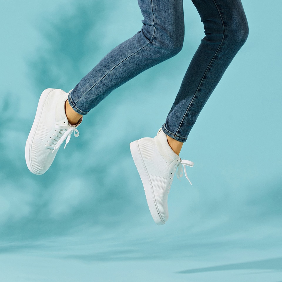 Glenda High-top Sneakers in White Whisper | Women's Sustainable, Washable and Stylish Shoes | VIVAIA