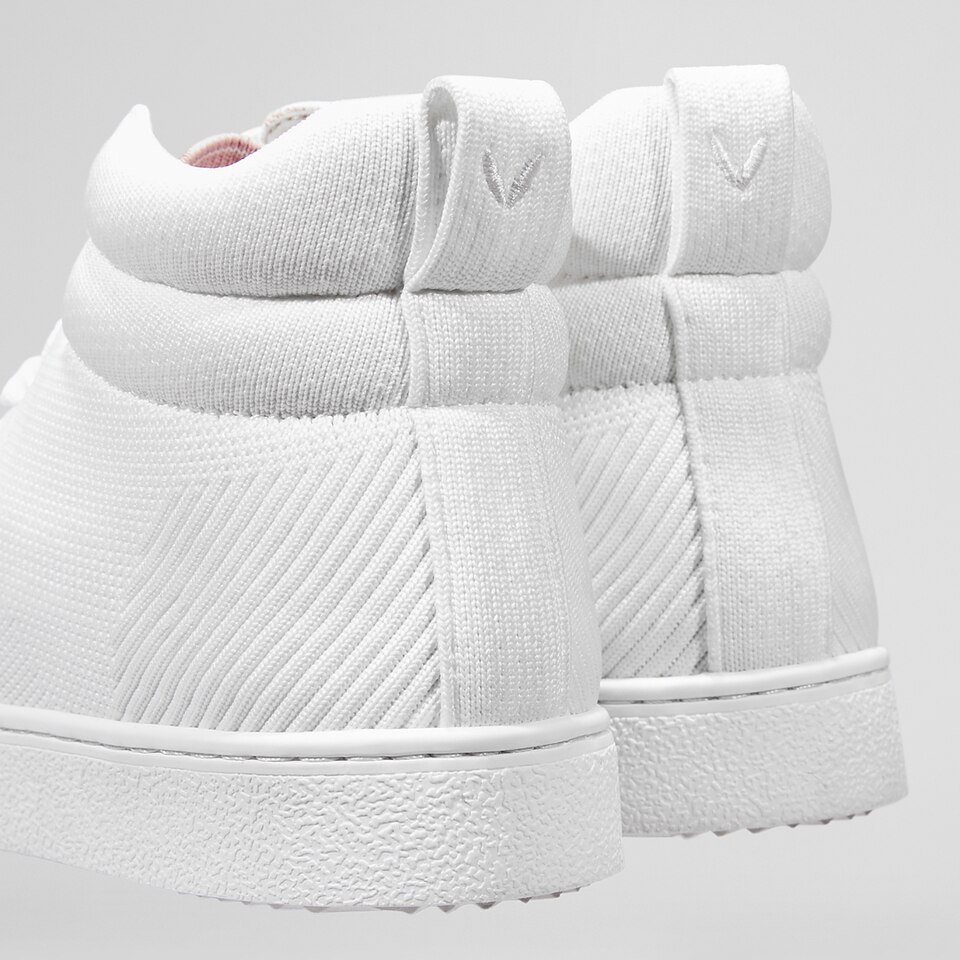 Glenda High-top Sneakers in White Whisper | Women's Sustainable, Washable and Stylish Shoes | VIVAIA