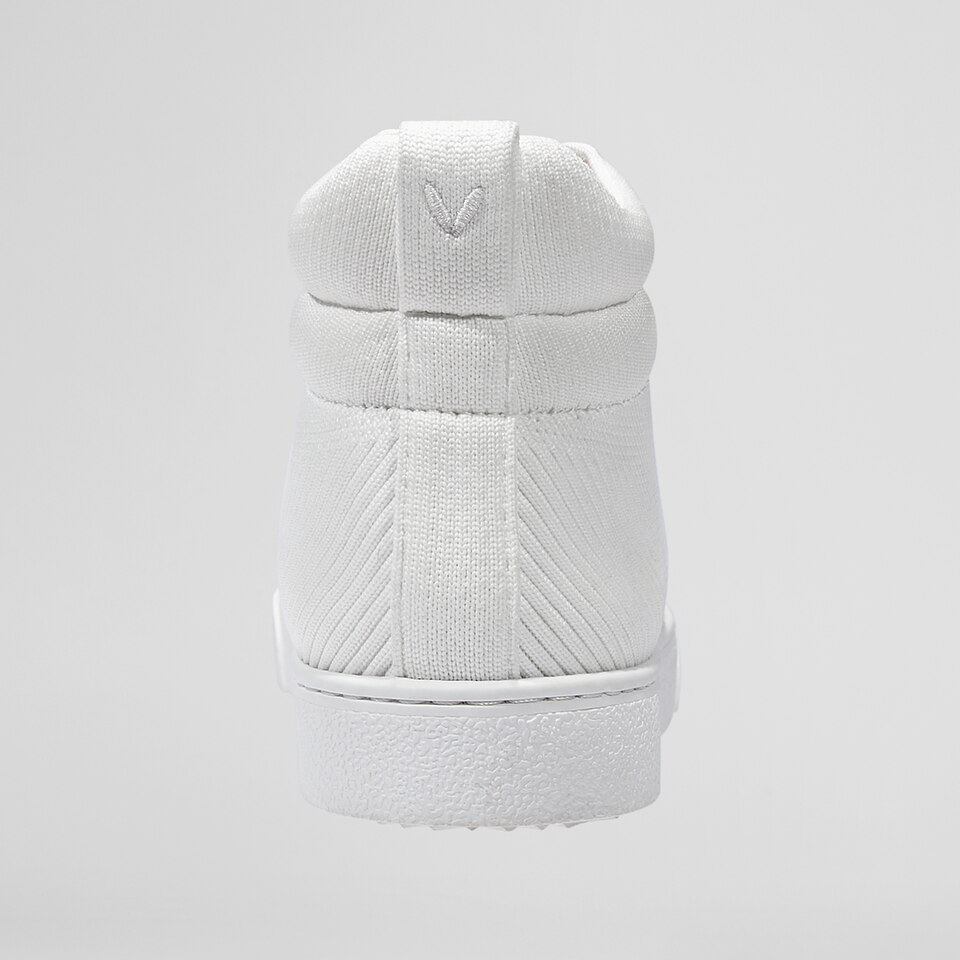 Glenda High-top Sneakers in White Whisper | Women's Sustainable, Washable and Stylish Shoes | VIVAIA