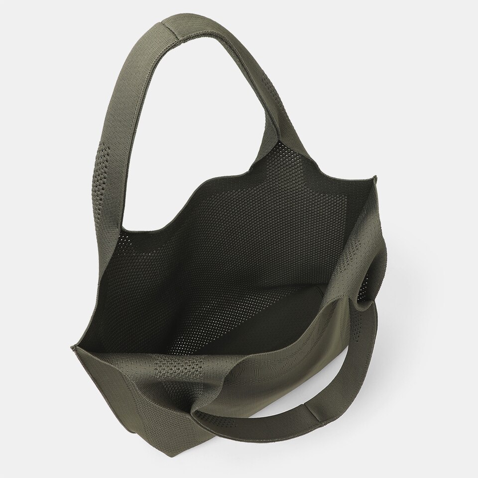 Zahara Tote Bag in Grey Green | Women's Sustainable, Washable and Stylish Bags | VIVAIA