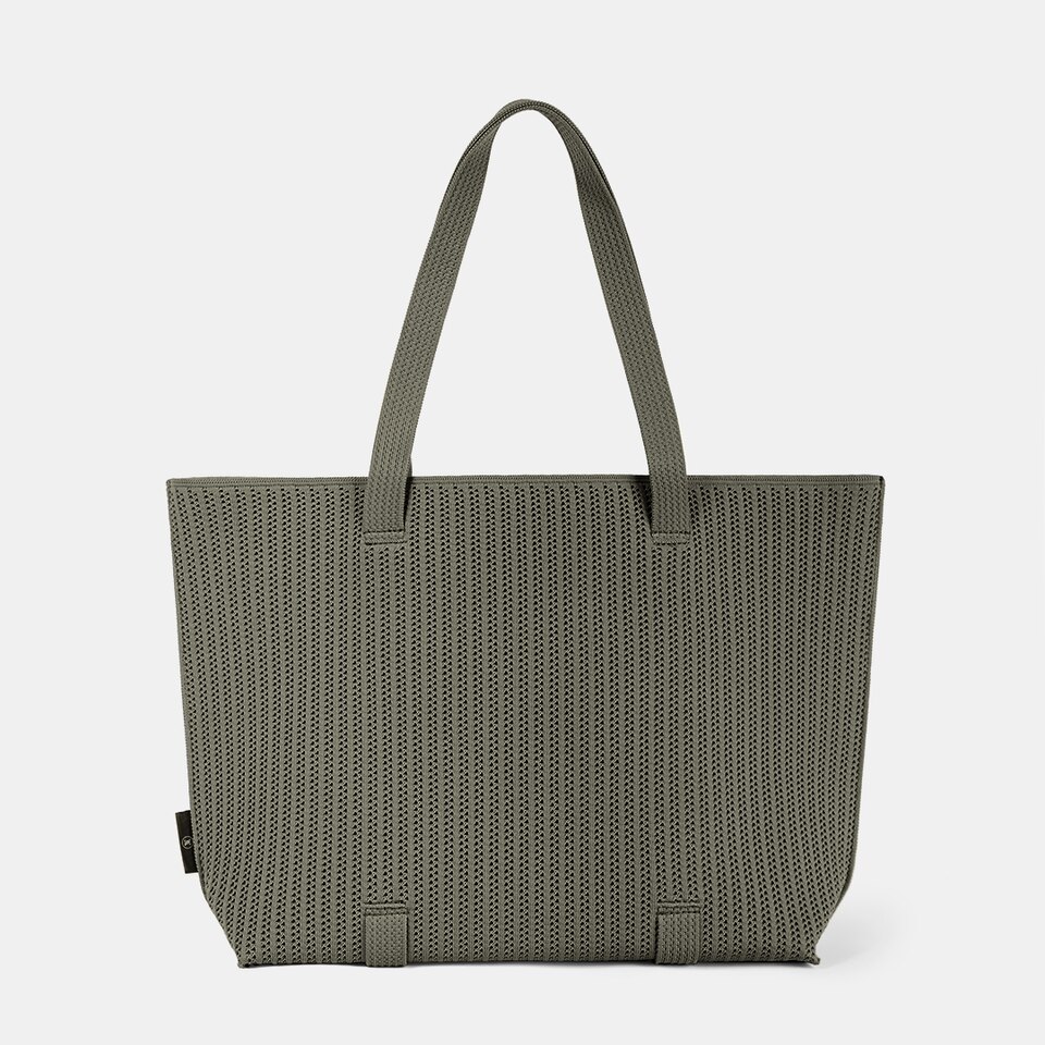 Zaneta Tote Bag in Olive Green-Women's Sustainable, Washable Bags | VIVAIA