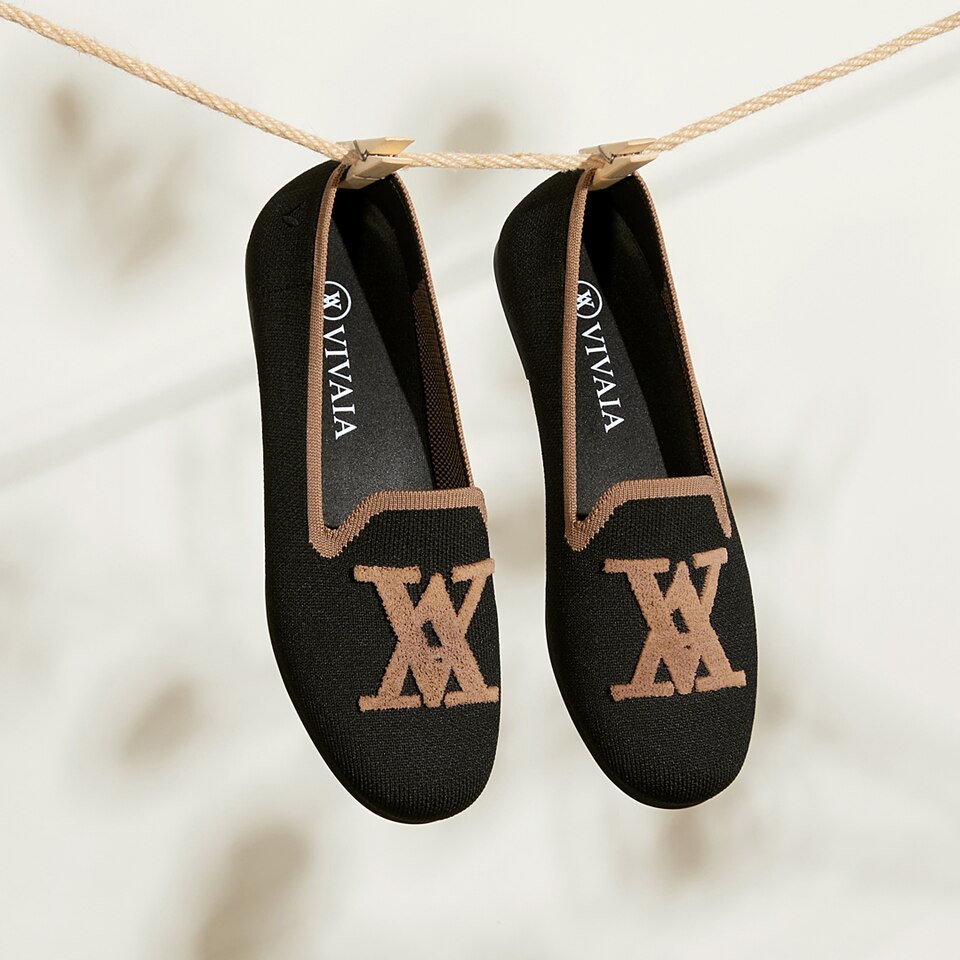 Nadia Round-Toe Loafers in Black - Women's Sustainable and Stylish Loafer Shoes | Vivaia
