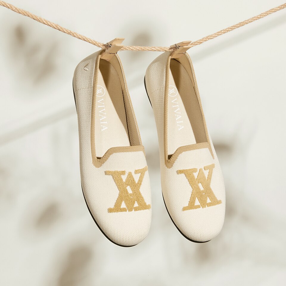 Nadia Round-Toe Loafers in Cream Ivory - Women's Sustainable and Stylish Loafer Shoes | Vivaia