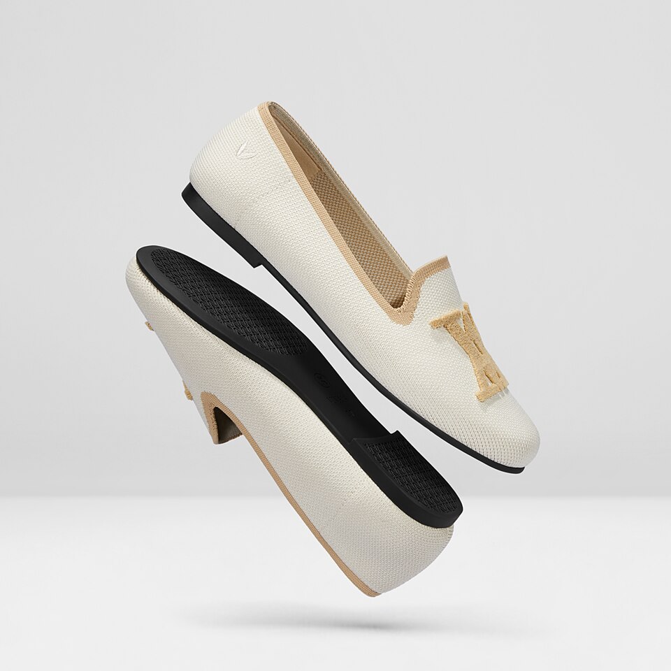 Nadia Round-Toe Loafers in Cream Ivory - Women's Sustainable and Stylish Loafer Shoes | Vivaia