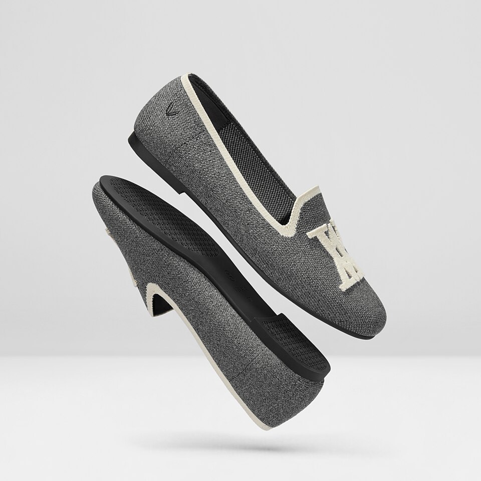 Nadia Round-Toe Loafers in Lava Gray - Women's Sustainable and Stylish Loafer Shoes | Vivaia