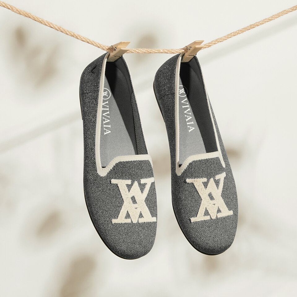 Nadia Round-Toe Loafers in Lava Gray - Women's Sustainable and Stylish Loafer Shoes | Vivaia