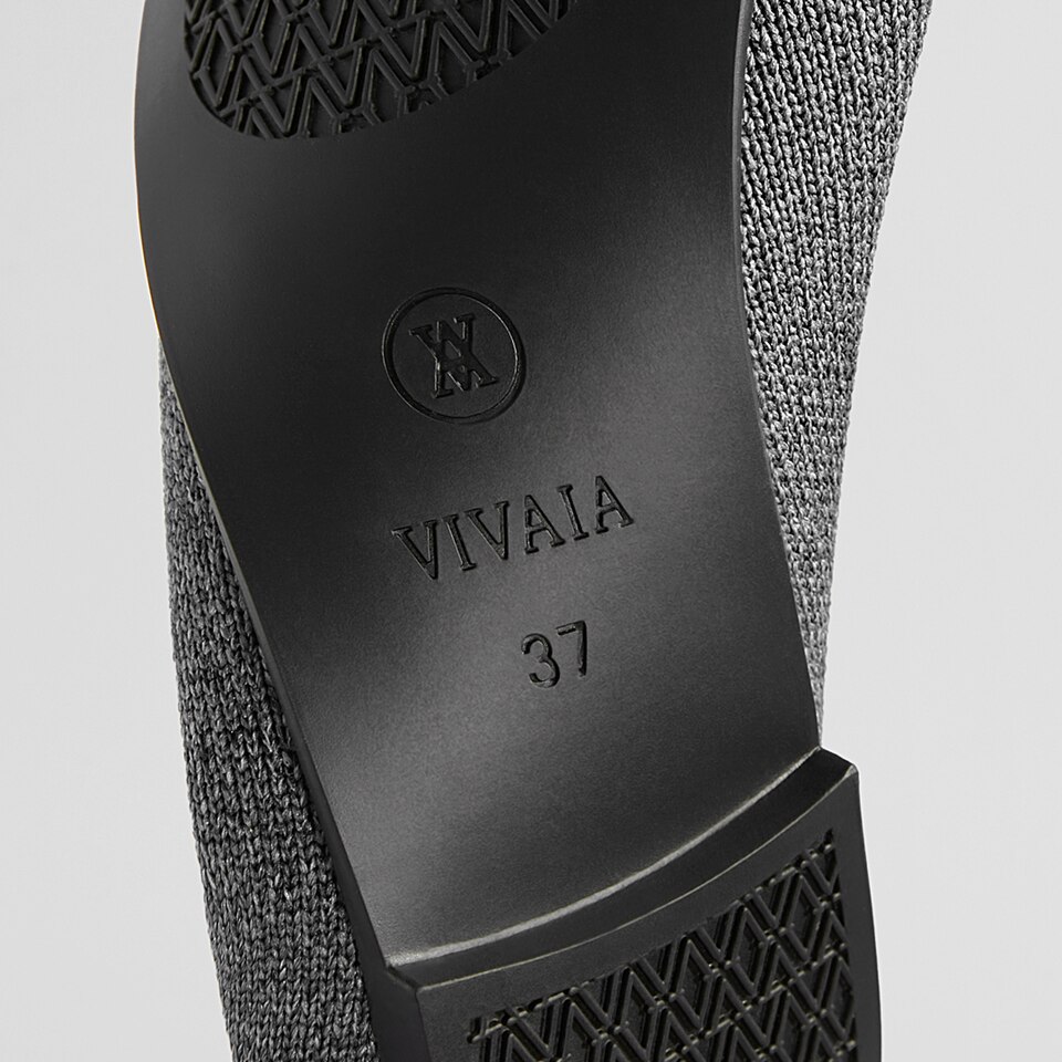 Nadia Round-Toe Loafers in Lava Gray - Women's Sustainable and Stylish Loafer Shoes | Vivaia