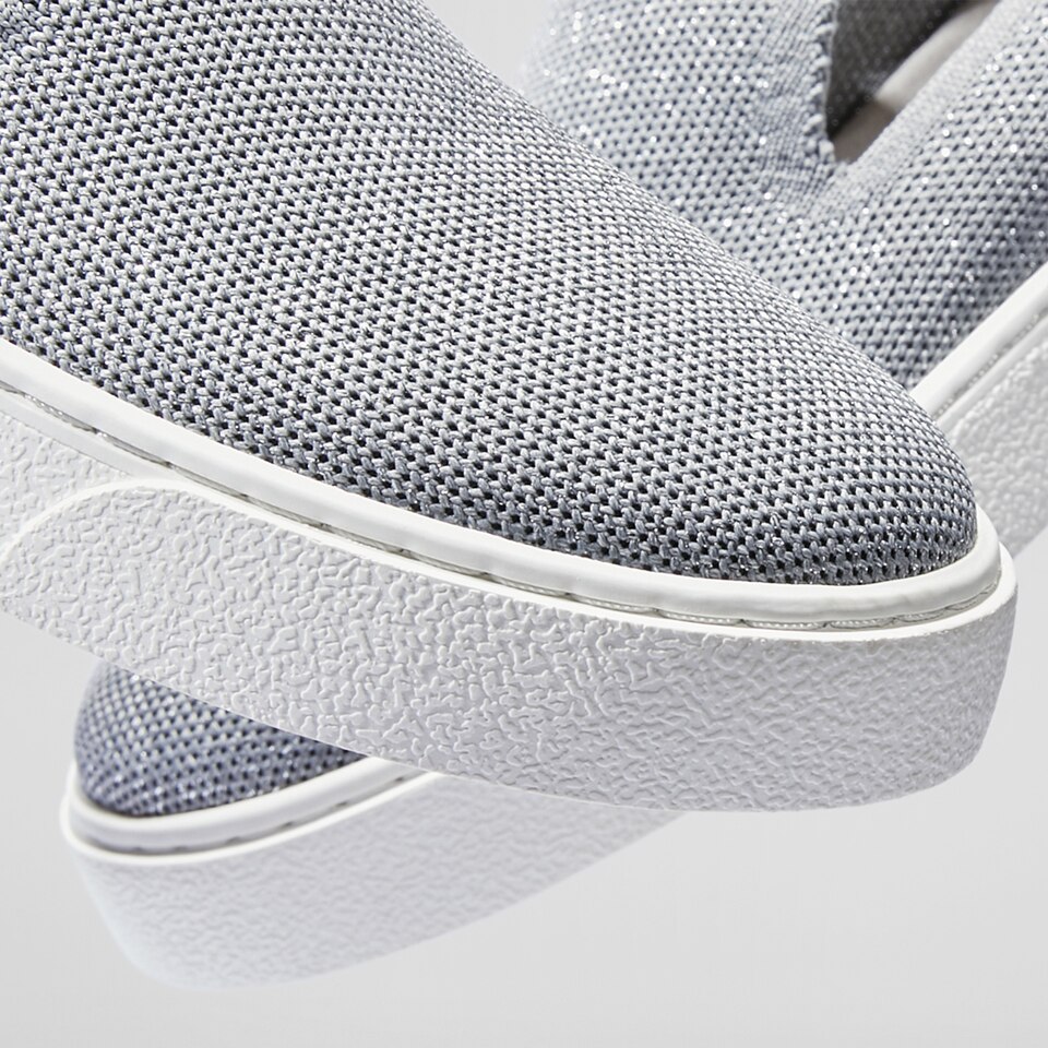 Jenny Round Toe Slip-on Sneakers in Pale Grey - Women's Sustainable, Washable and Stylish Shoes | Vivaia