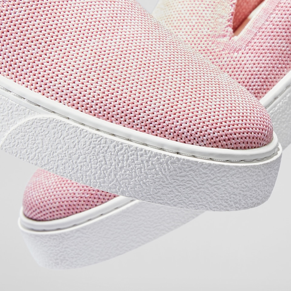 Jenny Round Toe Slip-on Sneakers in Ash Rose - Women's Sustainable, Washable and Stylish Shoes | Vivaia