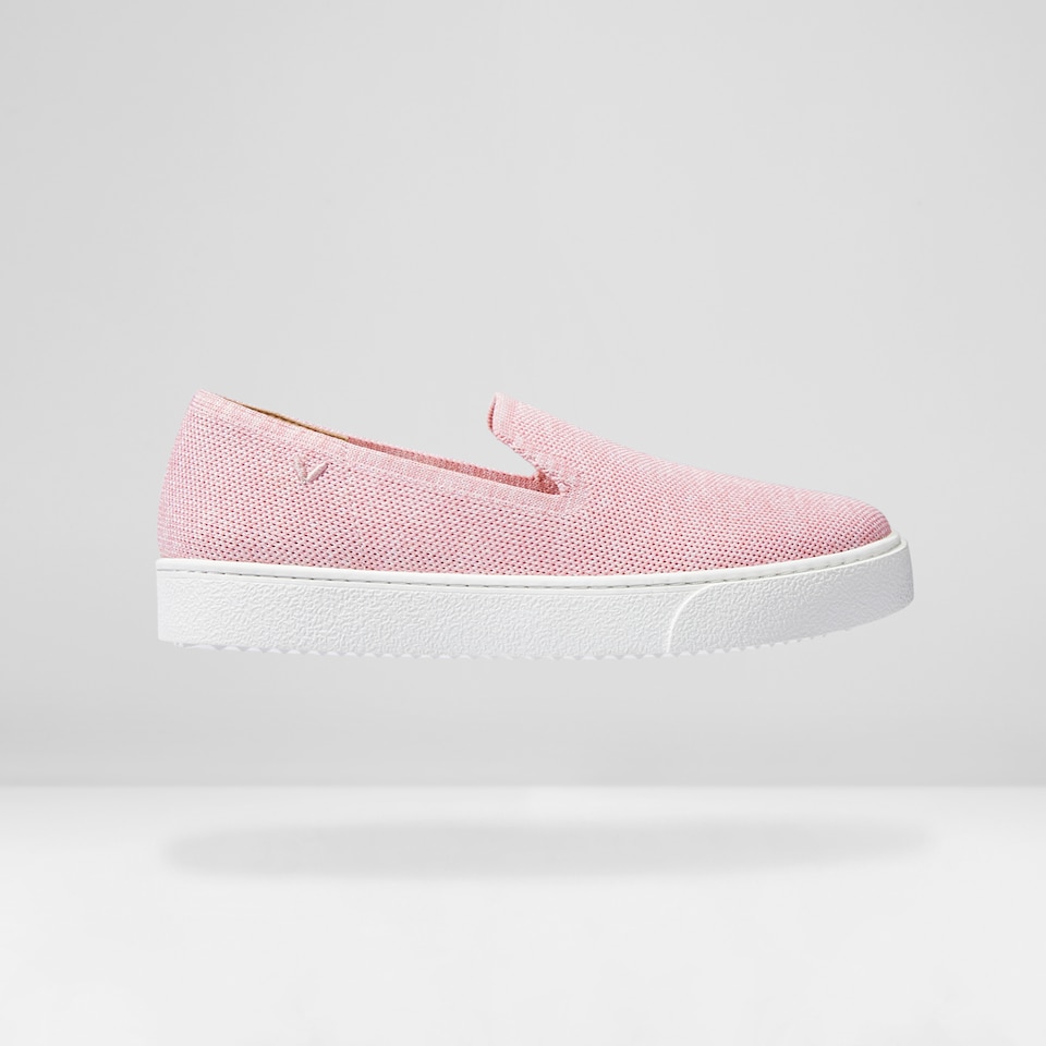 Jenny Round Toe Slip-on Sneakers in Ash Rose - Women's Sustainable, Washable and Stylish Shoes | Vivaia