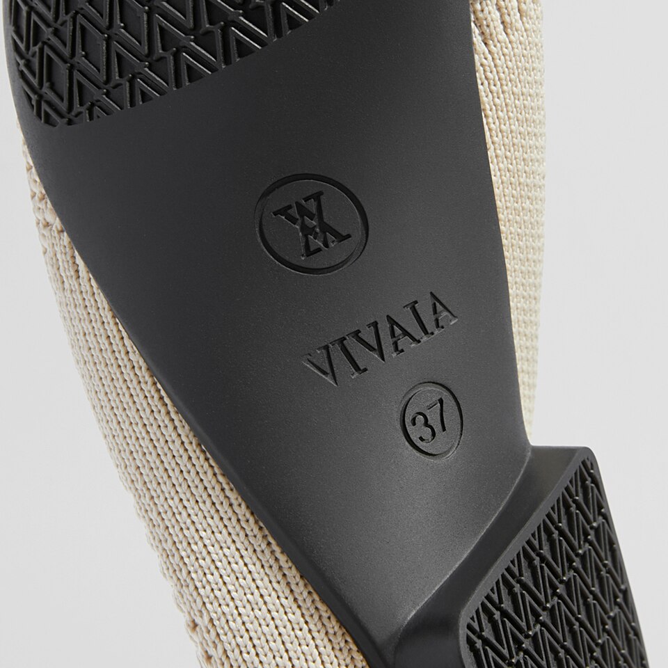 Nina Square Toe Loafers in Cream Ivory - Women's Sustainable and Stylish Shoes | Vivaia
