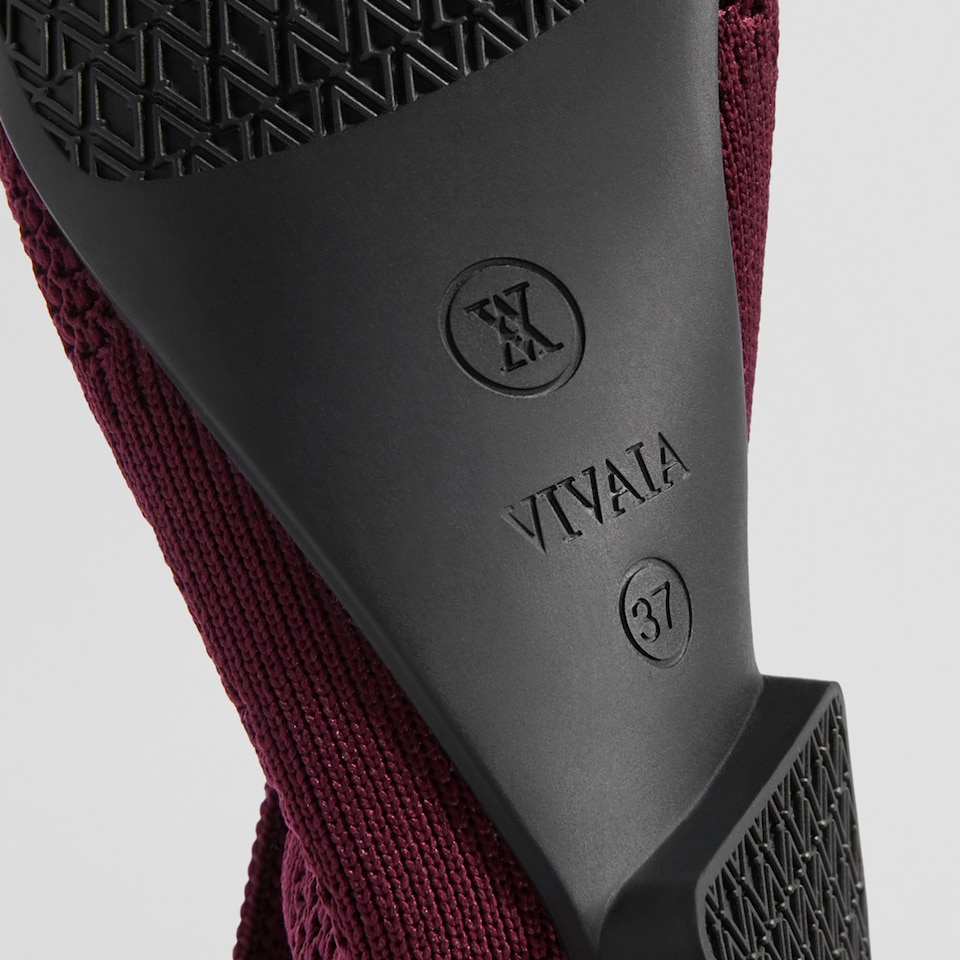 Nina Square Toe Loafers in Bordeaux Red - Women's Sustainable and Stylish Shoes | Vivaia