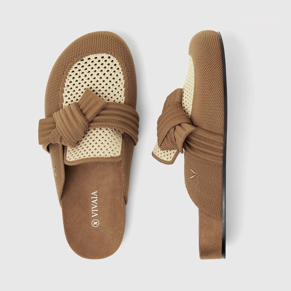 Lauren Round-toe Sandals in Tan Russet-Sustainable & Washable | VIVAIA