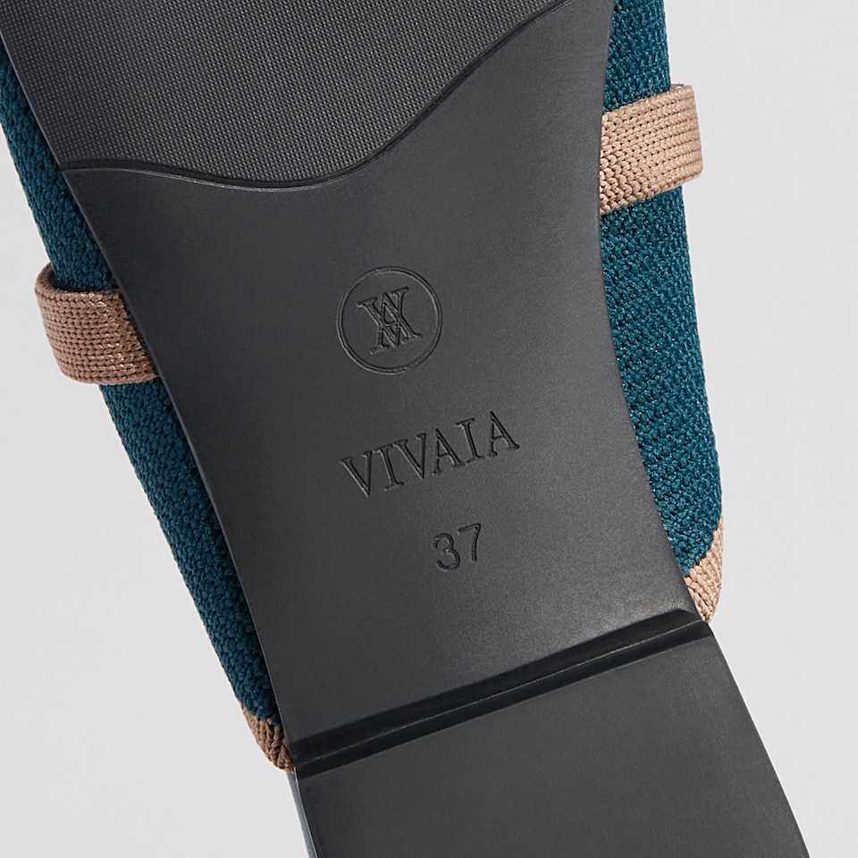 Elsie Pointed Toe Mules in Deep Peacock - Women's Sustainable and Stylish Shoes | Vivaia