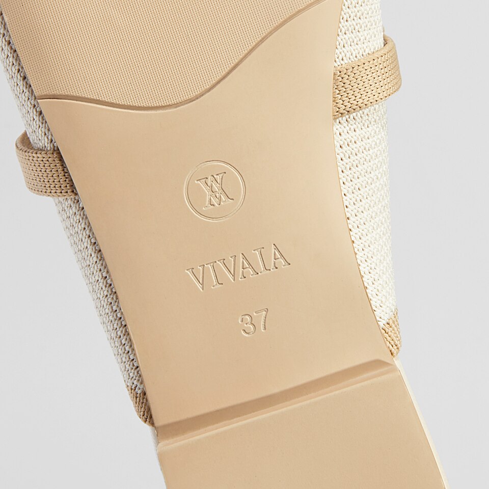 Elsie Pointed Toe Mules in Cream Ivory - Women's Sustainable and Stylish Shoes | Vivaia
