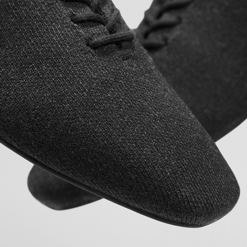 Evelyn Wool Square-toe Loafers in Black | Women's Sustainable, Washable and Stylish Shoes | VIVAIA